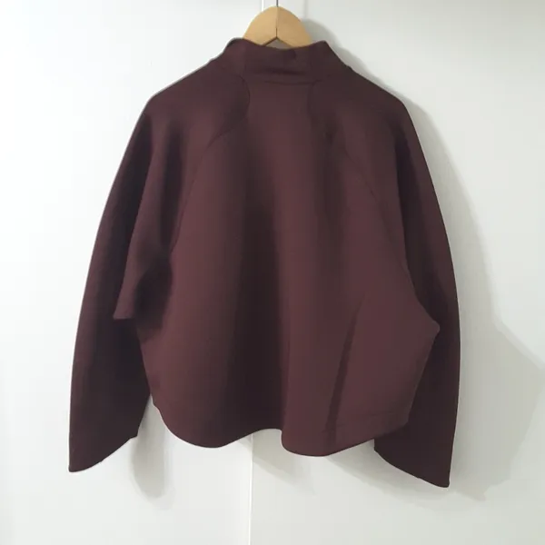Nike Women's Universa Dri-Fit 1/4 Zip in Burgundy Crush size L NWT $110 - Image 5