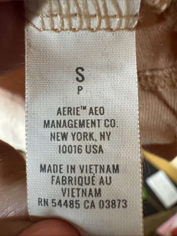 Aerie Oversized V-Neck Boyfriend Tee Soft Peach Pink Size Small - Image 5