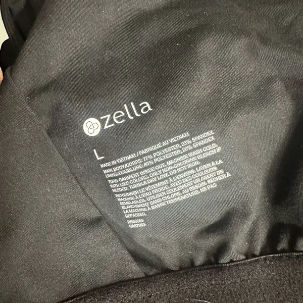 Zella Black Sheath Jumpsuit Sleeveless Scoop Neck - Image 6