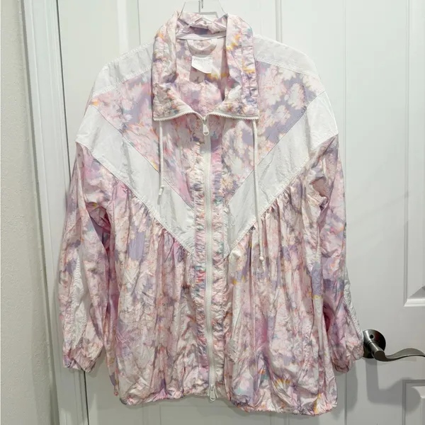 FREE PEOPLE MOVEMENT‎ X HATCH Under The Sun Maternity Zip Front Jacket Large - Image 3