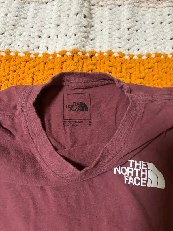 Maroon north face long sleeve  - Image 4