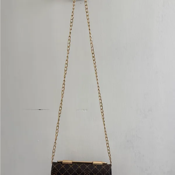 Beverly Hills Polo Club Purse Brown and Gold Small - Image 2