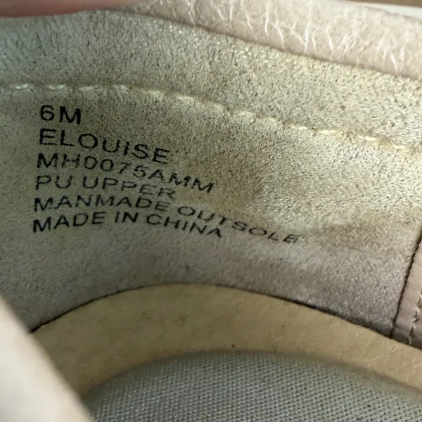 Eloise‎ Penny Loafers Womens 6M Platform Lug Sole Beige Neutral Beige - Image 9