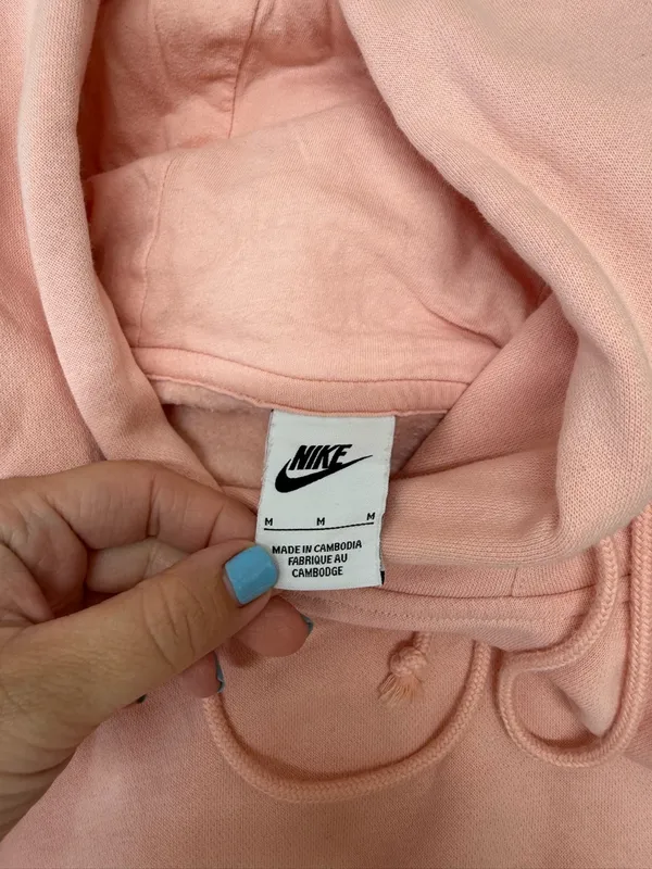Nike Center Swoosh Sportwear Fleece Oversized Pullover Hoodie‎ size medium - Image 4