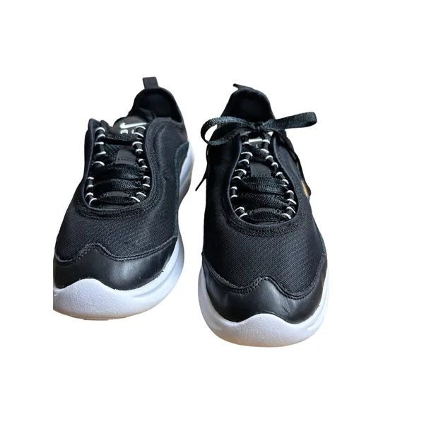 Nike Size 7 Womens Air Max Lace Up Running Shoes Black/White - Image 3