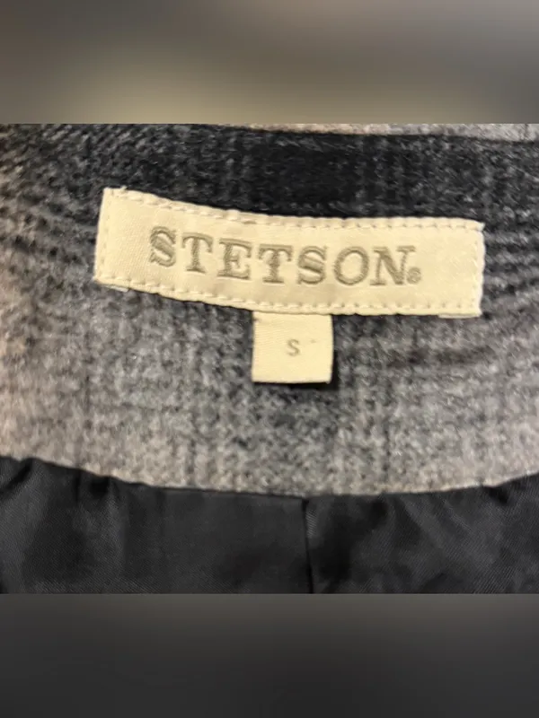 Stetson Women’s Western Plaid Double Breasted Wool Blend Jacket S - Image 7