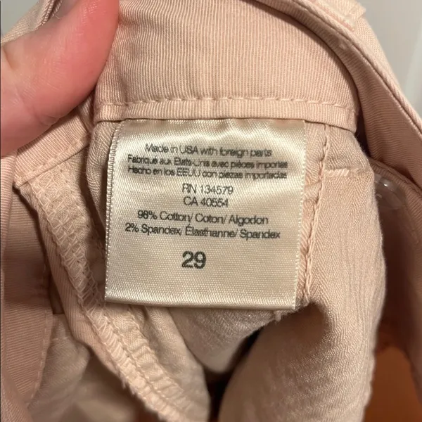 Sundry Made in USA Side Striped Trousers in Soft Pink Size 29 - Image 6