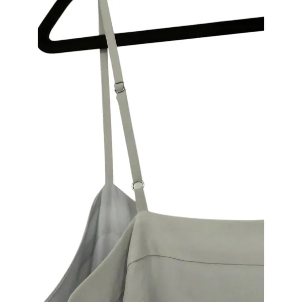 NWT Madewell Womens Silk Camisole Overlay Slip Dress‎ Fog Grey Size 14 Feminine - Image 9