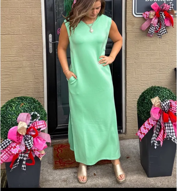 Green Dress Size M - Image 3