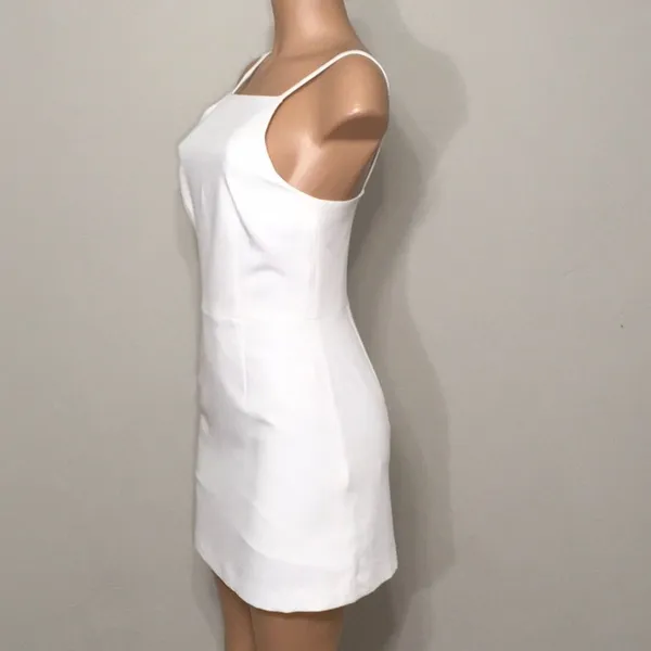 French Connection Whisper Light Sheath Minidress. 4. Ivory. NWT - Image 7