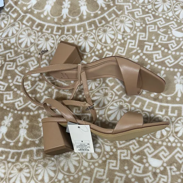 A New Day Women's Brown Strappy Sandals - Image 2
