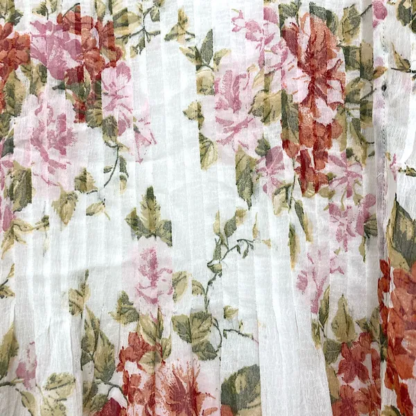 American Eagle Ivory Floral Kimono Duster M Boho Cottagecore Flutter Sleeve - Image 10