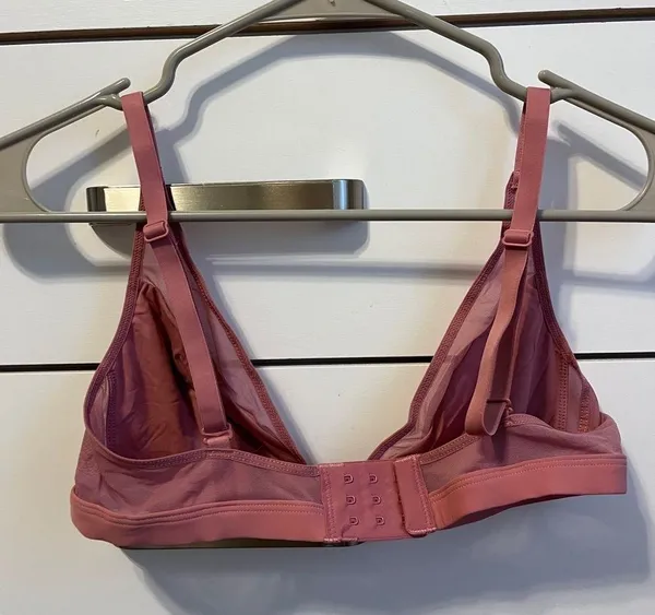 Parade Pink Triangle Mesh Bralette - Image 3