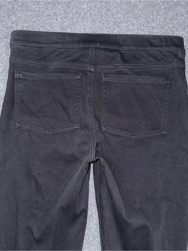 Spanx Jean-ish Ankle Leggings Tummy Shaping Soft Knit 20018R Black Sz Women's L - Image 5