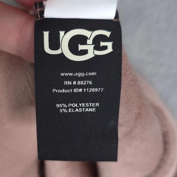 UGG Beckner Cropped Sweatshirt Womens XS Dusty Rose Velour Pullover‎ 1128977 - Image 7