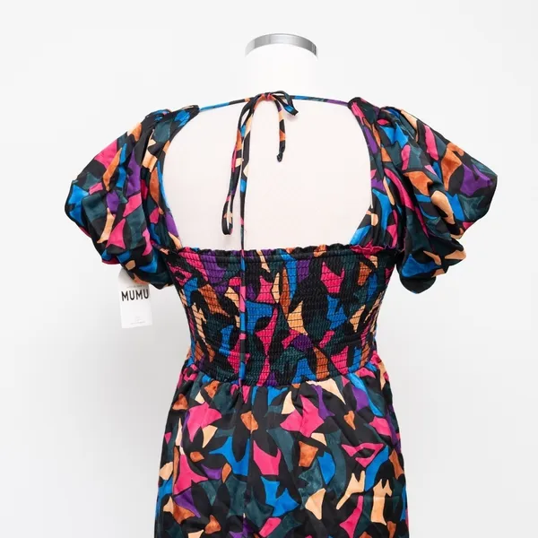 Show Me Your Mumu - Danielle Multicolor Satin‎ Mini Dress - Image 12