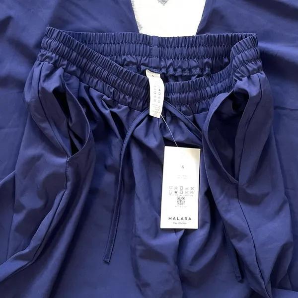 Breezeful High Waisted Drawstring Side Pocket Split Hem Joggers Small - Image 11