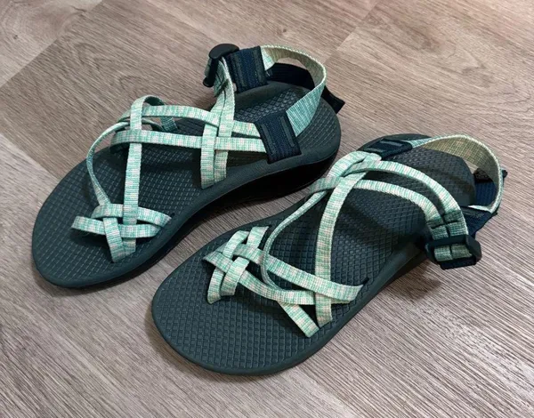 Chacos ZX2 Women’s 6 Sandals Hiking Outdoor Green Blue - Image 3