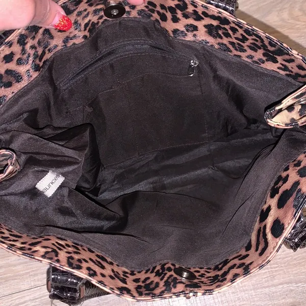 Maurice's cheetah print faux leather handbag - Image 7