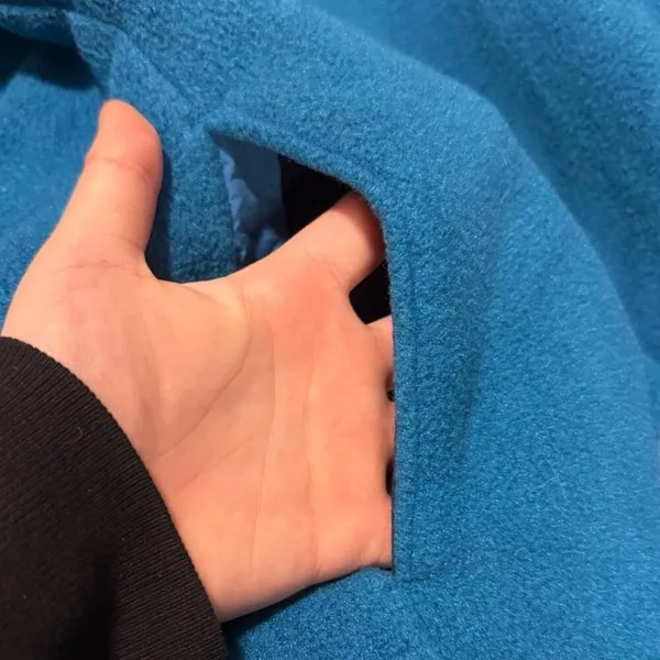 L.L. Bean fleece royal blue 1/4 zip pullover - Image 6