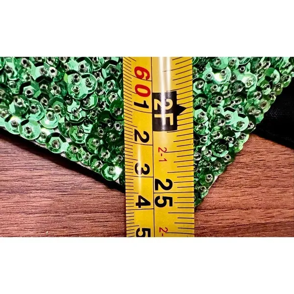 Vintage Rare Fashion Fantasy Sequin Golf Theme Vest Waistcoat Size Medium EC - Image 7
