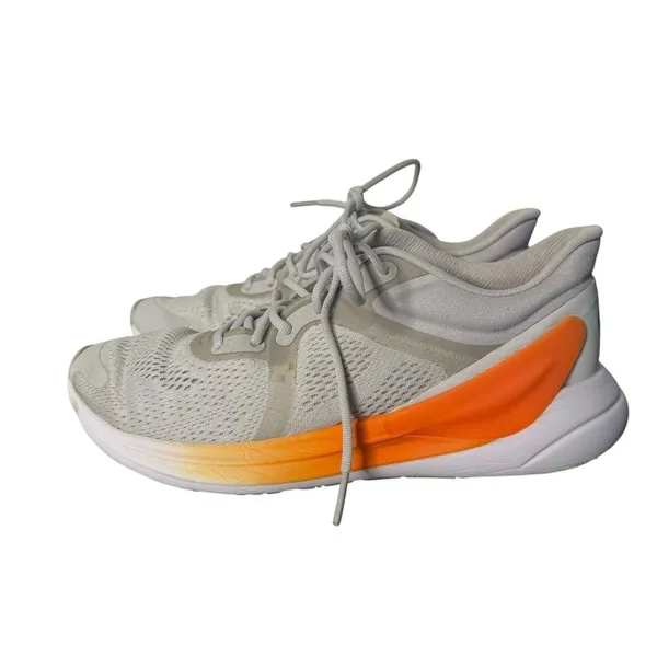 lululemon Blissfeel Womens Running Sneakers Size 8 Vapor Orange White Shoes - Image 7