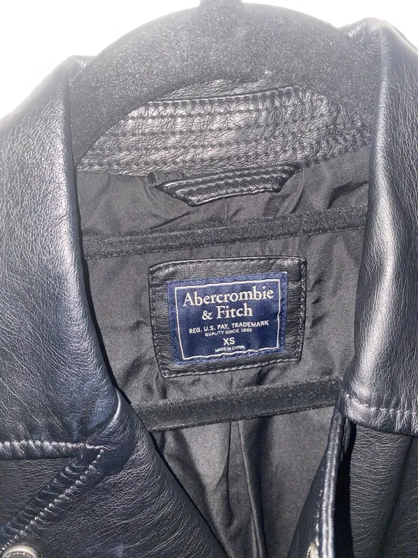 Abercrombie & Fitch Leather Jacket - Image 4