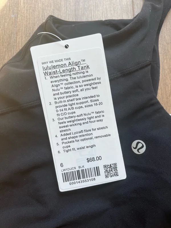Lululemon Align Tank Black - Image 3