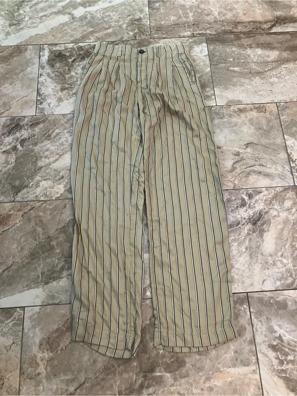 Free People CLEAN SAND COMBO Women's Heat Wave Relaxed Chino Pants - Image 3