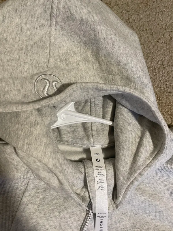 Lululemon Heather Grey Scuba Hoodie - Image 5