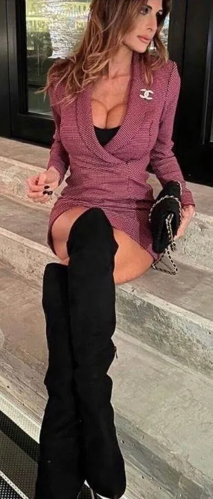 Zara Neon Pink Houndstooth Blazer Dress Size S - Image 6