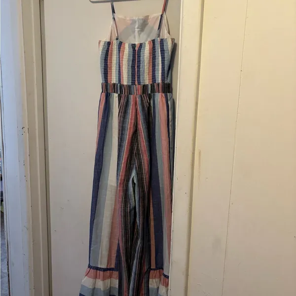 Striped Multicolor Romper Blue - Image 2