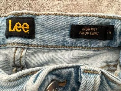 Free People Lee High Rise Denim Shorts - Image 3