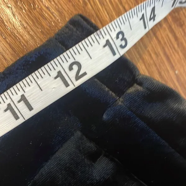 J.Crew velvet black high rise pull on pants size 2 - Image 6