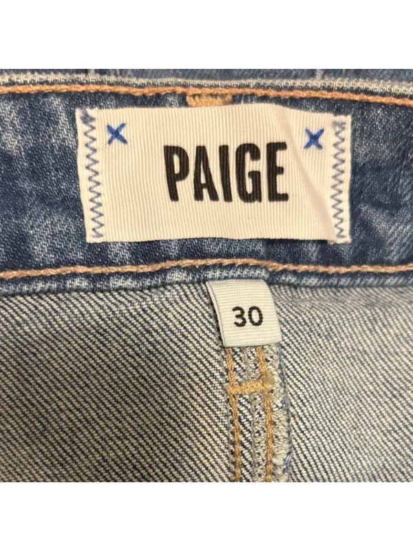 Paige Harper High Rise Wide Leg Jeans Size 30 Familia Wash - Image 6