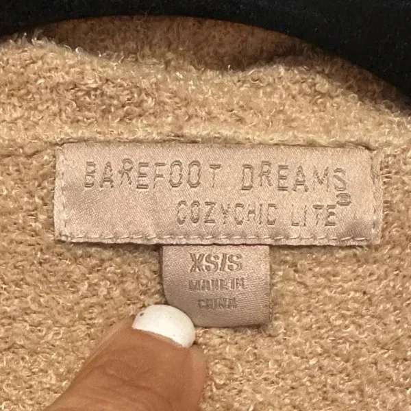 BAREFOOT DREAMS CozyChic Lite Circle‎ Cardigan Soft Camel XS/S - Image 4