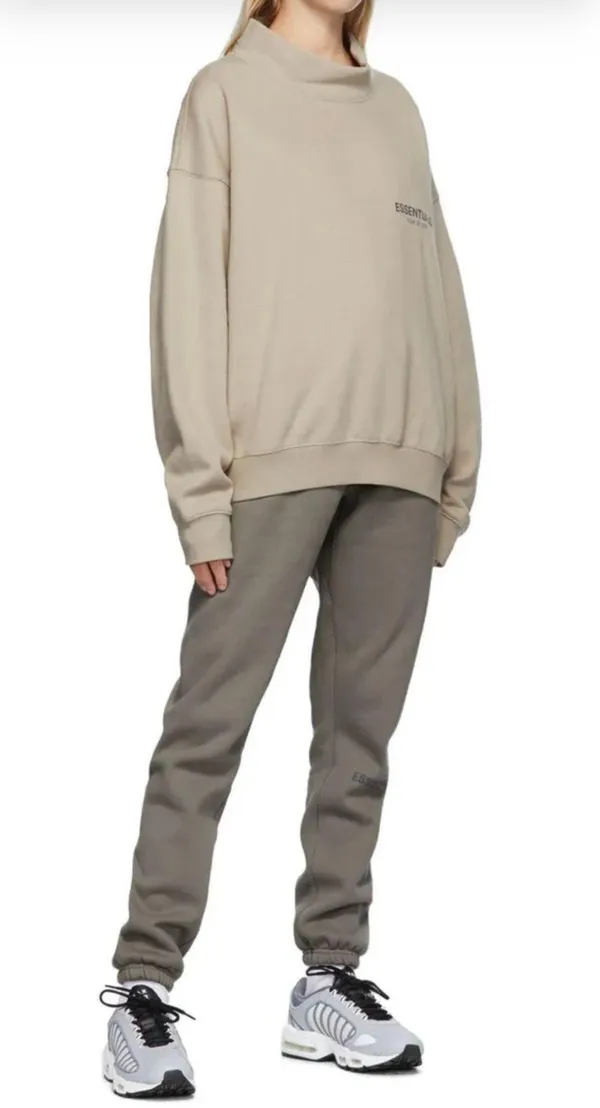 Fear of God ESSENTIALS Mock Neck Sweatshirt xxs - Image 3