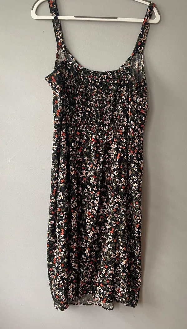 Abercrombie Midi Dress Floral Slit - Image 4