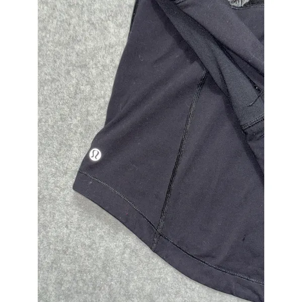 Lululemon Womens Run Reflect 1/2 Zip Pullover Black Stretch Jacket Size 10 - Image 5