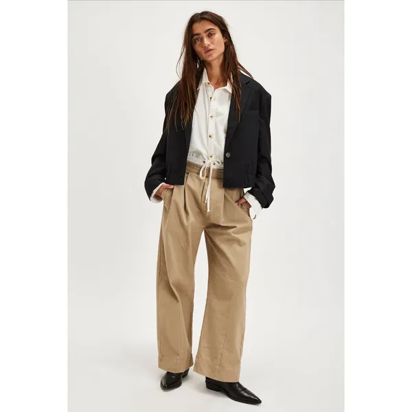 Free People Agnes Cropped Black Jacket NWT Women’s Small‎ - Image 11