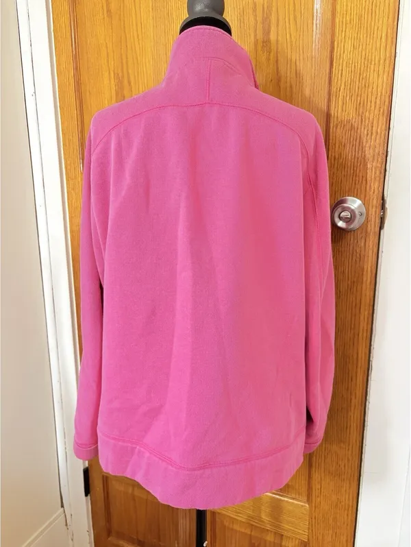Artisan L Pink Newport Rhode Island Full Zip Fleece Sweatshirt Jacket Graphic - Image 4
