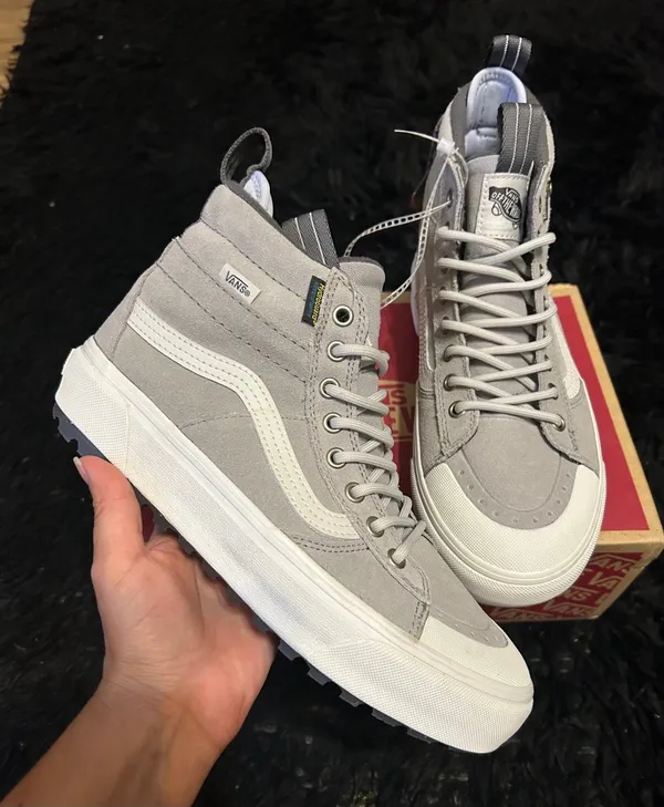 VANS Sk8-hi top MTE gray waterproof hiking lace up shoes sneakers sz 8.5 new - Image 7