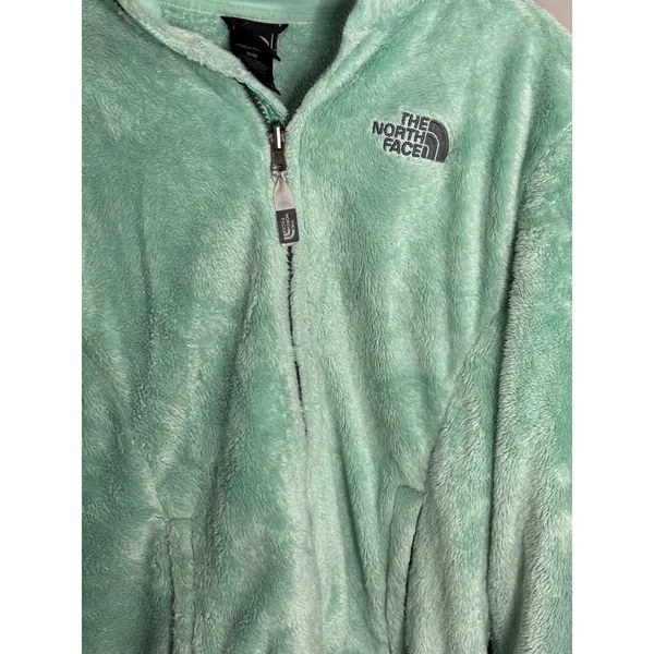The North Face Osito Fleece Jacket Womens Medium Mint Green Excellent Full‎ Zip - Image 2