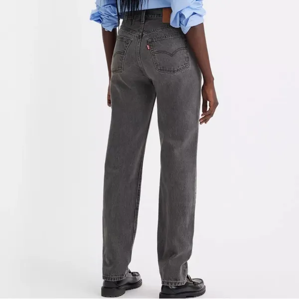 New Levi’s 501 ‘81 Jeans High Rise Tapered Leg Granular‎ Wash Grey 25x31 - Image 2