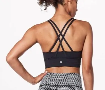 Lululemon Energy Longline Sports Bra Black - Image 2