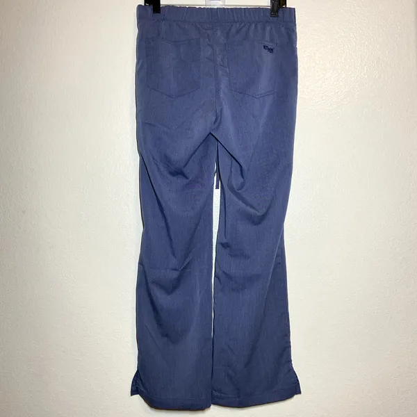 Grey's Anatomy Collection Classic 5 Pocket Drawstring Scrub Pants Blue M - Image 5