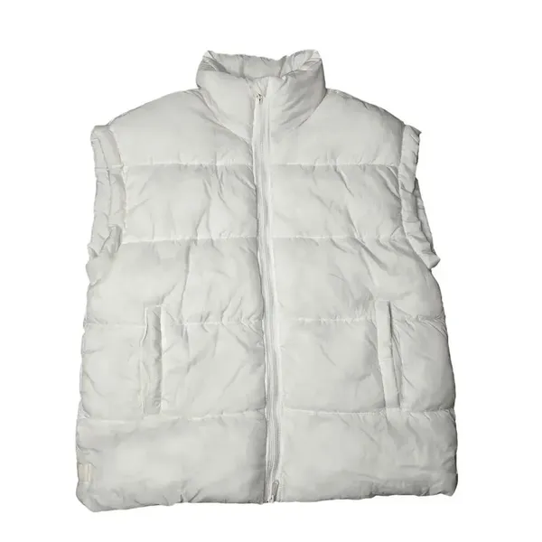 Free People Movement In‎ A Bubble Puffer Vest White Size: M - Image 2