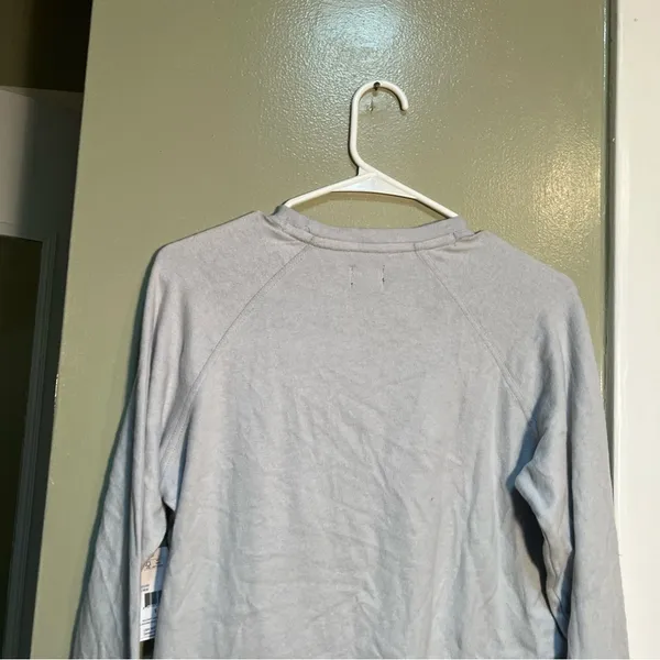 Volcom Women's Size Small Lil Crewneck Sweatshirt Light Gray True To This Cotton - Image 7