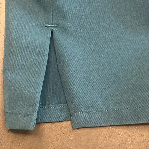 FIGS Women OTG On-The-Go Tailored Straight-Leg Trousers. Muted teal W195W2005 S - Image 5