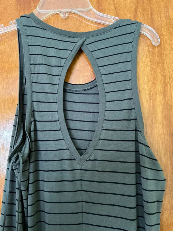 Stripped Maxi Dress - Image 4